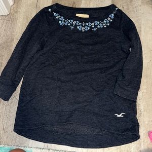 Holister sweatshirt with embroidery